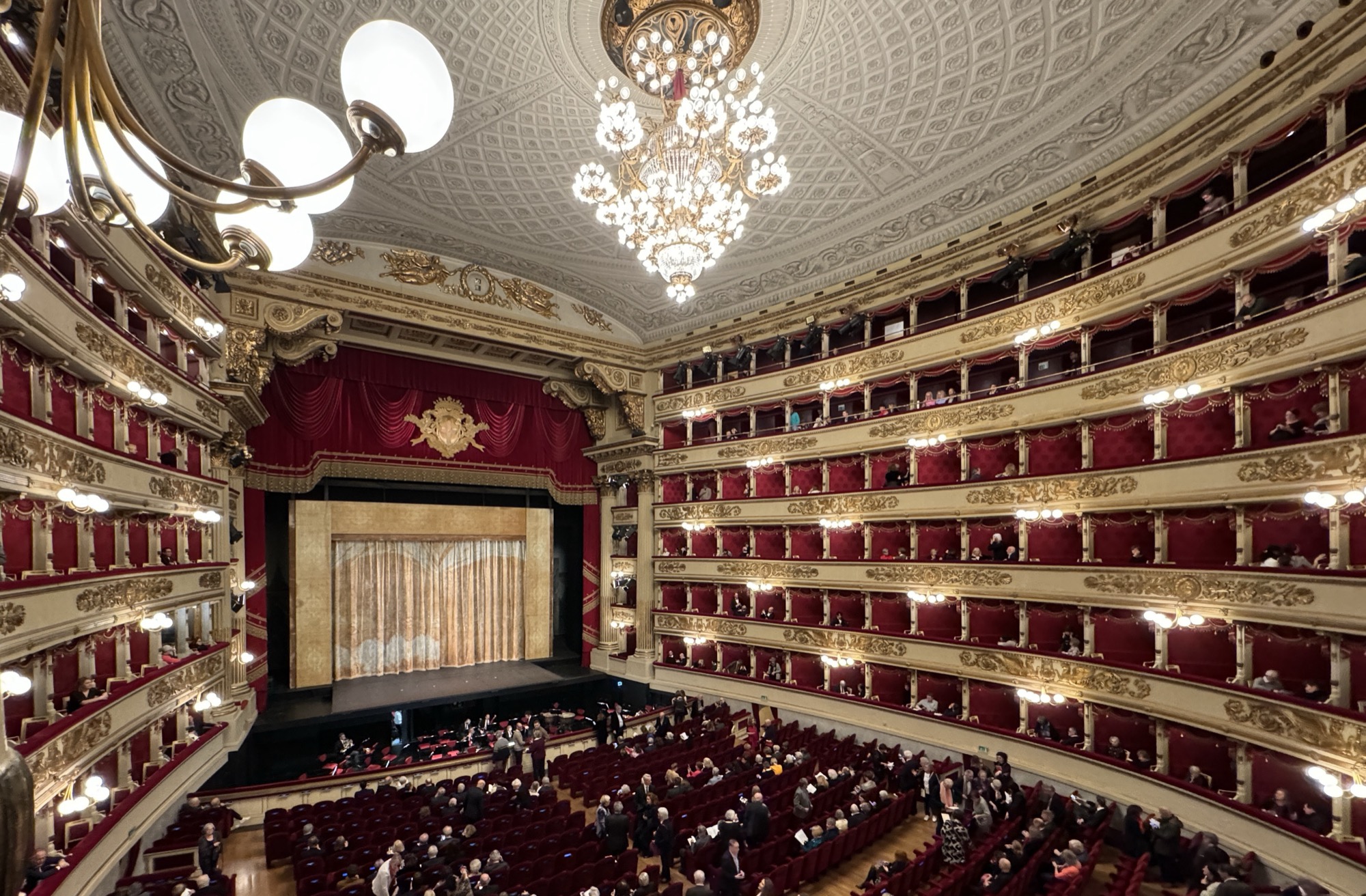 O salão do Teatro alla Scala, em Milão